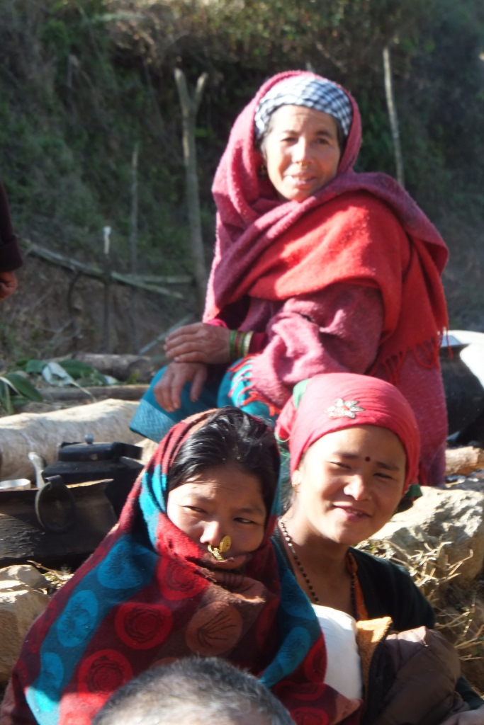 Vrouwen in Namantha (Udaypur)..